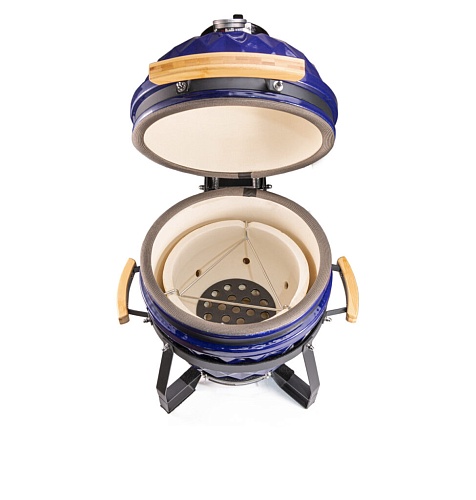 Керамический гриль Diamond Egg S Синий Керамический гриль Diamond Egg S Синий