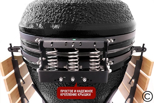 Керамический гриль SG24 PRO CFG 61 СМ / 24 ДЮЙМА (ЧЁРНЫЙ) Керамический гриль SG24 PRO CFG 61 СМ / 24 ДЮЙМА (ЧЁРНЫЙ)