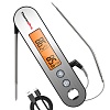 Цифровой термометр ThermoPro TP610, складной, серебристый с дополнительным щупом