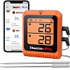 Цифровой термометр ThermoPro TP920, Bluetooth, беспроводной, оранжевый